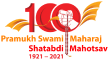 BAPS 100th Pramukh Swami Maharaj Shatabdi Mahotsav 1921-2021 logo
