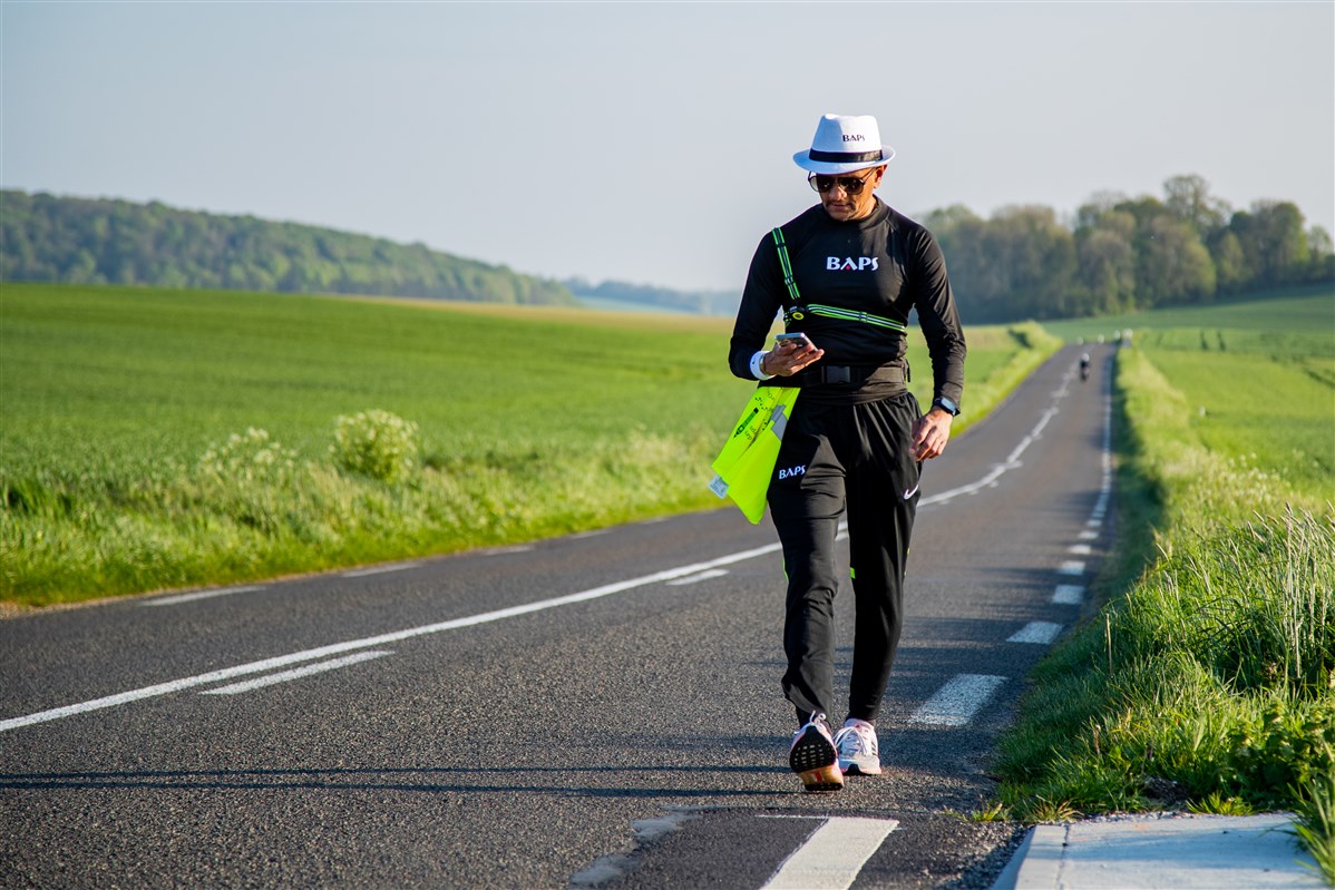 Jayesh Patel Walks 260 Kilometres from Paris to London